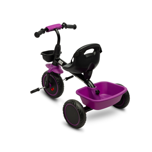Rowerek trójkołowy Loco fioletowy purple 3-5 lat