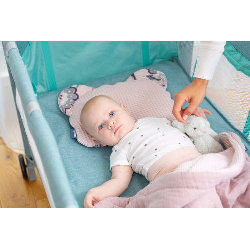 Składane łóżeczko turystyczne dwupoziomowe | Dla niemowląt i dzieci