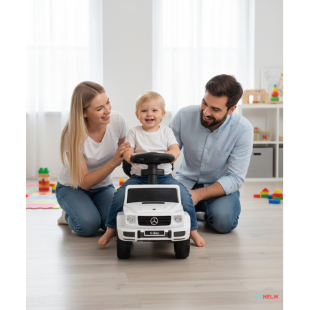 Jeździk pchacz MERCEDES G gumowe koła -Prezent Dla Malucha na roczek!