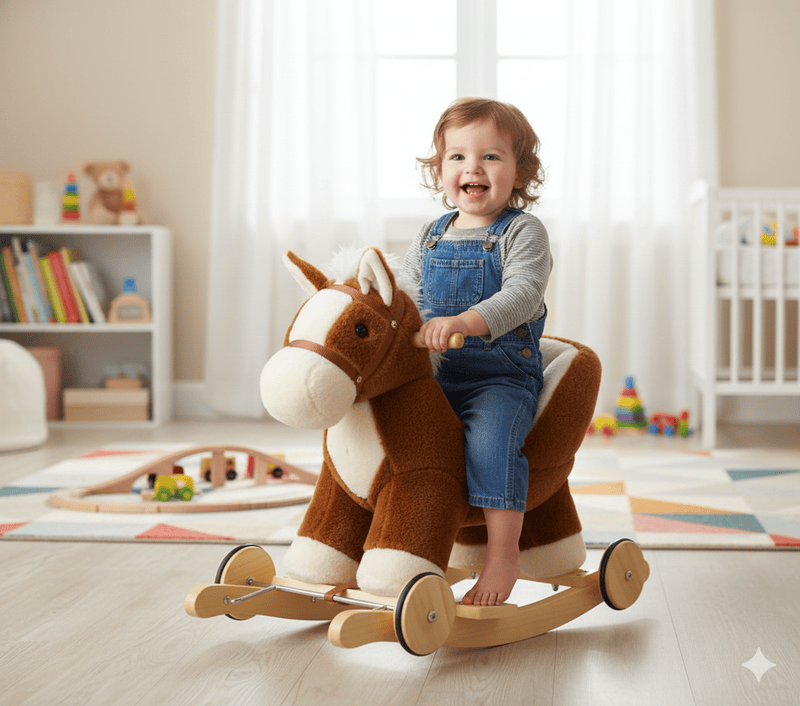 Miś-na-biegunach-fotel-bujany-dla-dzieci